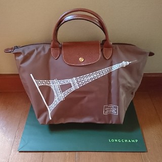 ロンシャン(LONGCHAMP)の【LONGCHAMP】トートバッグ エッフェル塔柄 新品未使用(トートバッグ)