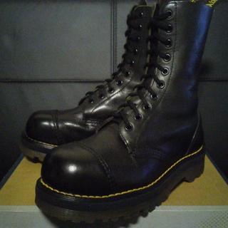 ドクターマーチン(Dr.Martens)の【専用】Dr.Martens 英国製 クレイジーボム UK4 黒 スチールトゥ(ブーツ)