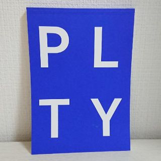 ★キズあり スケッチブック PLAYTYPE 無地 縦開き ブルー(スケッチブック/用紙)