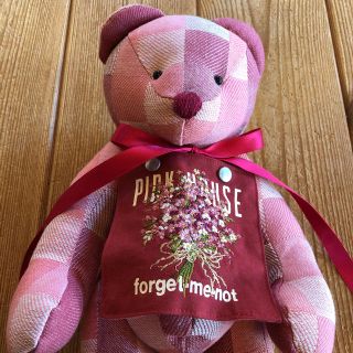 ピンクハウス(PINK HOUSE)のゼッケンくまポーチ🐻ピンク❣️(ポーチ)