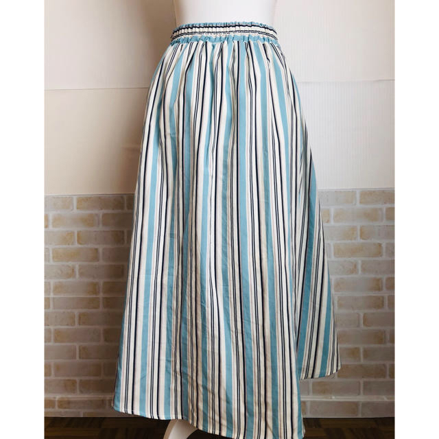 しまむら(シマムラ)のストライプ スカート レディースのスカート(ロングスカート)の商品写真