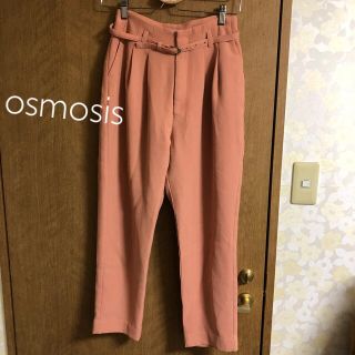 オズモーシス(OSMOSIS)のOSMOSIS＊loaf＊ベルト付きテーパードパンツ(カジュアルパンツ)