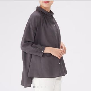 ムジルシリョウヒン(MUJI (無印良品))のコットンテンセル7部丈チュニック(Tシャツ(長袖/七分))