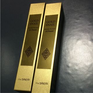 ザセム(the saem)のthe SAEM ゴールドスネイルリンクルプランパー カタツムリ顔パック(美容液)