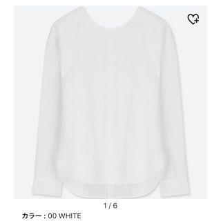 ユニクロ(UNIQLO)のレーヨンエアブラウス🌸新品タグ付き(シャツ/ブラウス(長袖/七分))