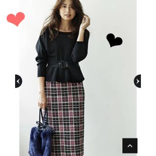 マイストラーダ(Mystrada)の新品❤︎新作❤︎マイストラーダ❤︎ ペプラムドルマンチェックセットアップ(セット/コーデ)