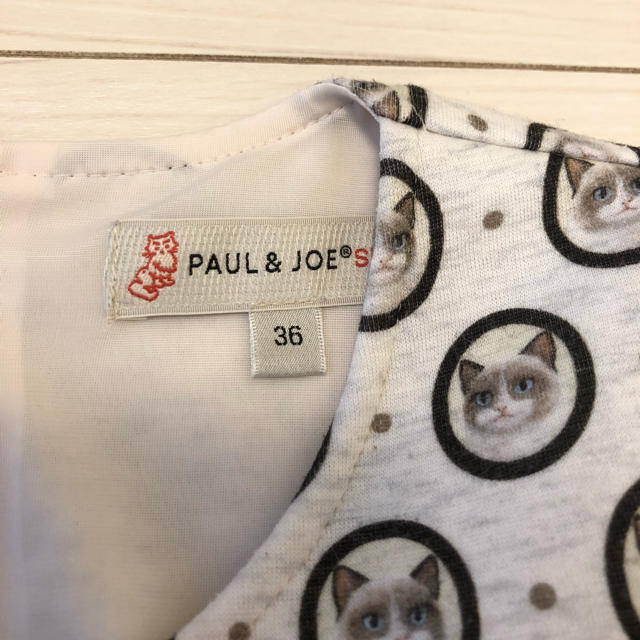 PAUL & JOE SISTER - ポール&ジョーシスター猫柄ワンピース PAUL & JOE SISTER - ポール&ジョーシスター猫柄ワンピース
