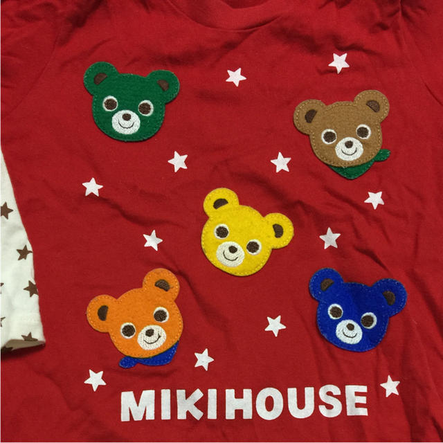 mikihouse(ミキハウス)のミキハウス プッチー ロンT 90 キッズ/ベビー/マタニティのキッズ服男の子用(90cm~)(Tシャツ/カットソー)の商品写真