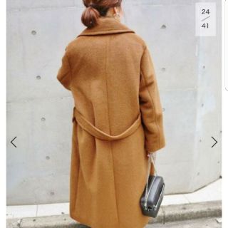 売上実績NO.1 IENA - アルパカシャギ•ーオーバーコート 19AWの通販 by