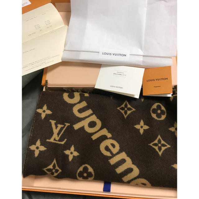 LOUIS VUITTON(ルイヴィトン)のSupreme x louis vuitton マフラー レディースのファッション小物(マフラー/ショール)の商品写真