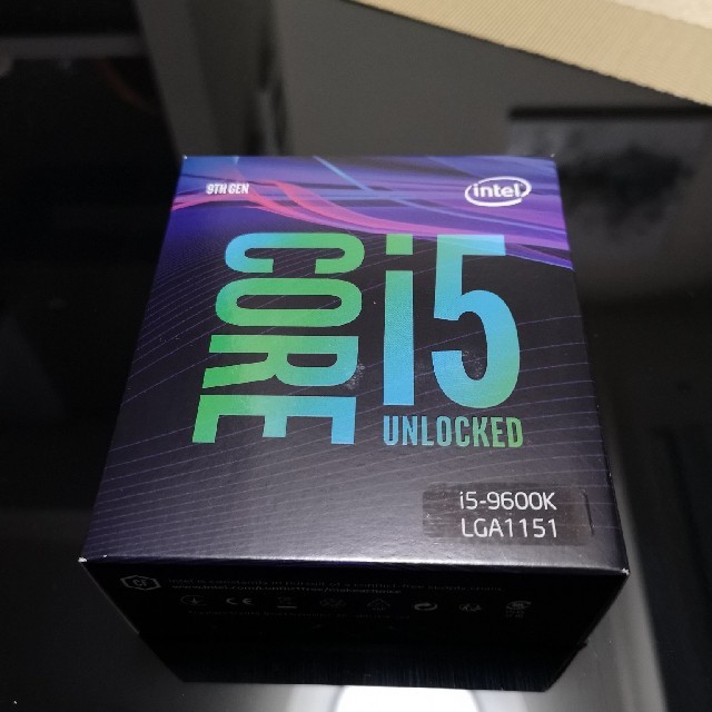 Intel Core i5 9600k BOX 新品未開封-