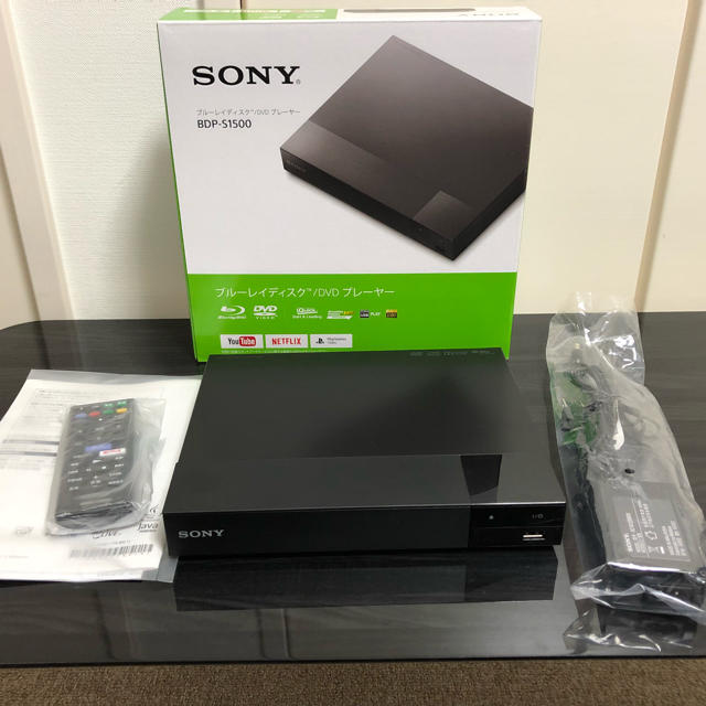 SONY(ソニー)のSONY BDP-S1500 ブルーレイ／DVDプレーヤー スマホ/家電/カメラのテレビ/映像機器(ブルーレイプレイヤー)の商品写真