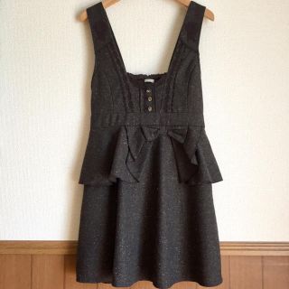 アクシーズファム(axes femme)の美品✨【axes femme】ジャンパースカート ワンピース    送料無料！(ミニワンピース)