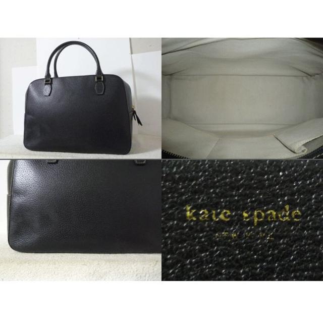 kate spade new york(ケイトスペードニューヨーク)のケイトスペード ニューヨーク　レザー　ブラック　黒　ハンドバッグ　レディース レディースのバッグ(ハンドバッグ)の商品写真