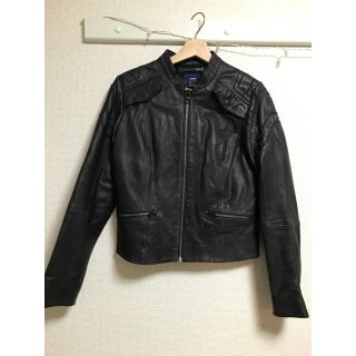 G STAR RAW ライダース　牛革　中綿　レディース　メンズ