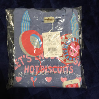 ミキハウス(mikihouse)のミキハウス ホットビスケッツ  トレーナー 新品 100(Tシャツ/カットソー)