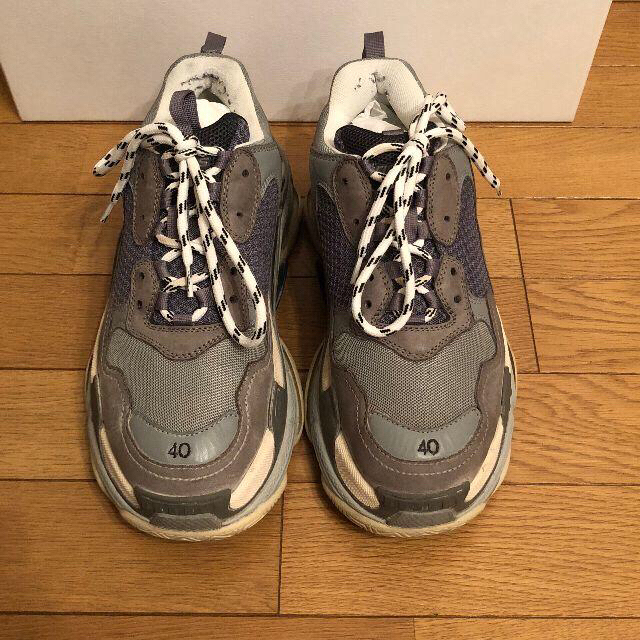 【限定価格セール!】 Balenciaga - ポケット315様 専用 BALENCIAGA トリプルS ゴールデンサイズ40 スニーカー