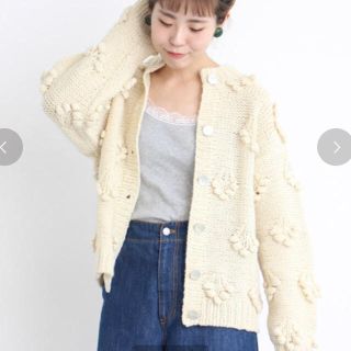 ドットアンドストライプスチャイルドウーマン(Dot&Stripes CHILDWOMAN)のdot&stripes 今季 カーディガン 新品タグ付き(カーディガン)