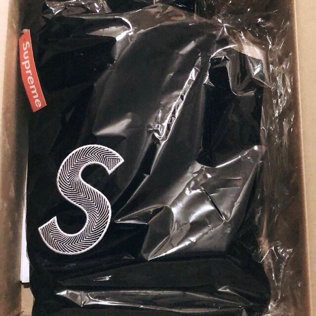 Supreme S Logo hooded パーカー M  ブラック 3