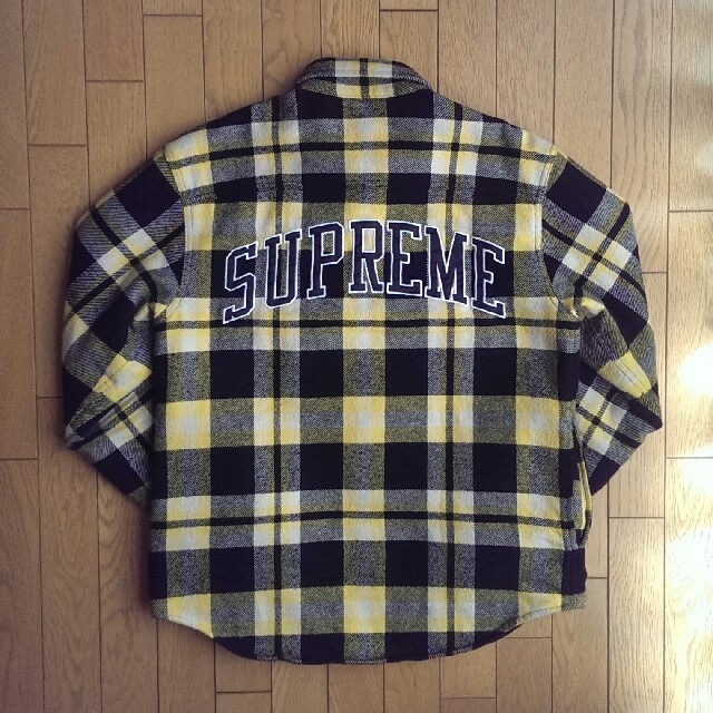 Supreme(シュプリーム)のSupreme Quilted Arc Logo Flannel Shirt メンズのジャケット/アウター(ブルゾン)の商品写真