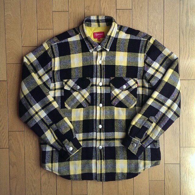 Supreme(シュプリーム)のSupreme Quilted Arc Logo Flannel Shirt メンズのジャケット/アウター(ブルゾン)の商品写真