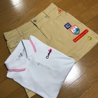 ルコックスポルティフ(le coq sportif)のゴルフウェア レディース 2点セット ルコック(ウエア)