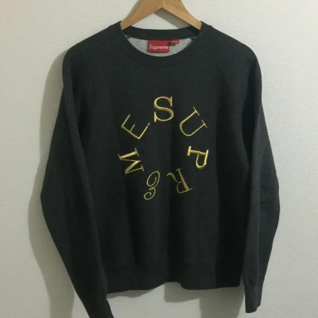 Supreme - 13aw Supreme Heather Crewneckサークルロゴスウェットの