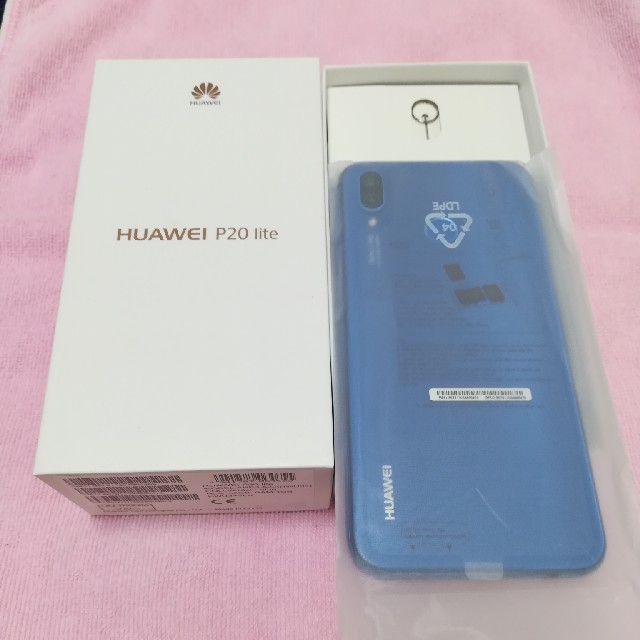 HUAWEI P20 lite ブルー スマホ/家電/カメラのスマートフォン/携帯電話(スマートフォン本体)の商品写真