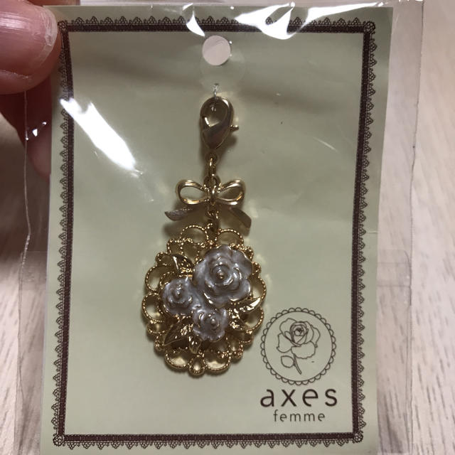 axes femme(アクシーズファム)のアクシーズ クラシカルローズチャーム 【新品】 レディースのファッション小物(その他)の商品写真