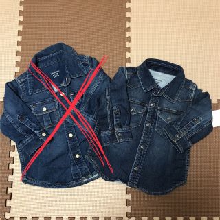 ベビーギャップ(babyGAP)のbabyGAP デニムシャツ 新品 (シャツ/カットソー)