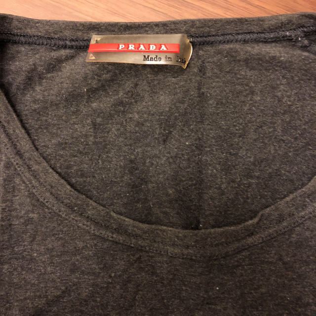 PRADA(プラダ)のプラダスポーツ ロンT バックポケット メンズのトップス(Tシャツ/カットソー(七分/長袖))の商品写真