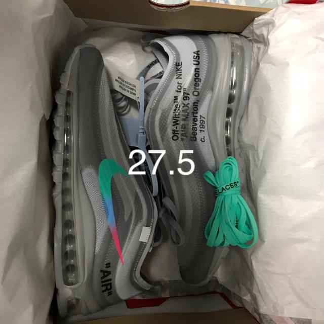 NIKE offwhite airmax97. 27.5