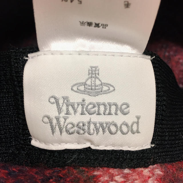 Vivienne Westwood(ヴィヴィアンウエストウッド)のVivienne Westwood チェックベレー帽 レディースの帽子(ハンチング/ベレー帽)の商品写真