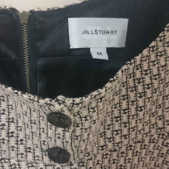 JILL by JILLSTUART(ジルバイジルスチュアート)のジャンパースカート(ベージュ系) レディースのワンピース(ミニワンピース)の商品写真