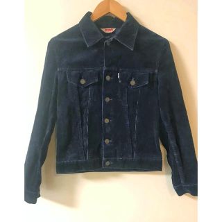 リーバイス(Levi's)のレア！メイドインフランス リーバイス コーデュロイジャケット ネイビー(Gジャン/デニムジャケット)