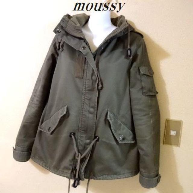 moussy(マウジー)のmoussyマウジー♡カーキモッズコート レディースのジャケット/アウター(モッズコート)の商品写真