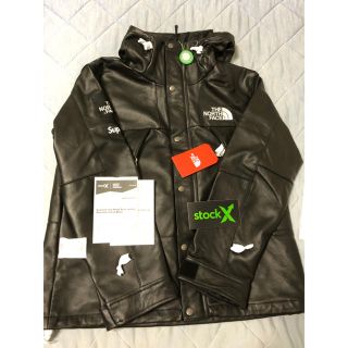 シュプリーム(Supreme)のsupreme the north face leather マンパ M(マウンテンパーカー)