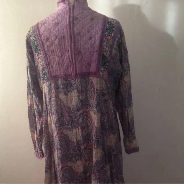 vintage 古着屋 インド綿ワンピース レディースのワンピース(ロングワンピース/マキシワンピース)の商品写真