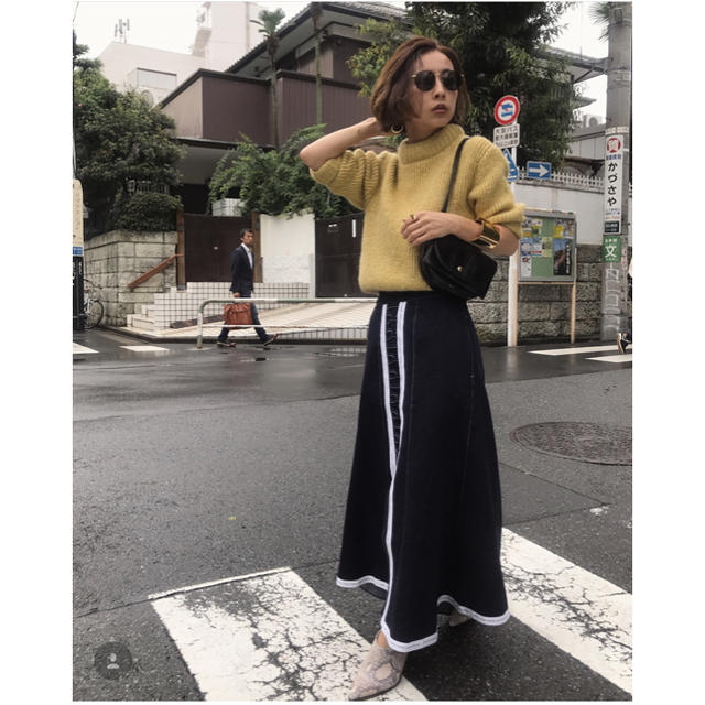 レディースアメリヴィンテージ Amerivintage ribbondenimskirt