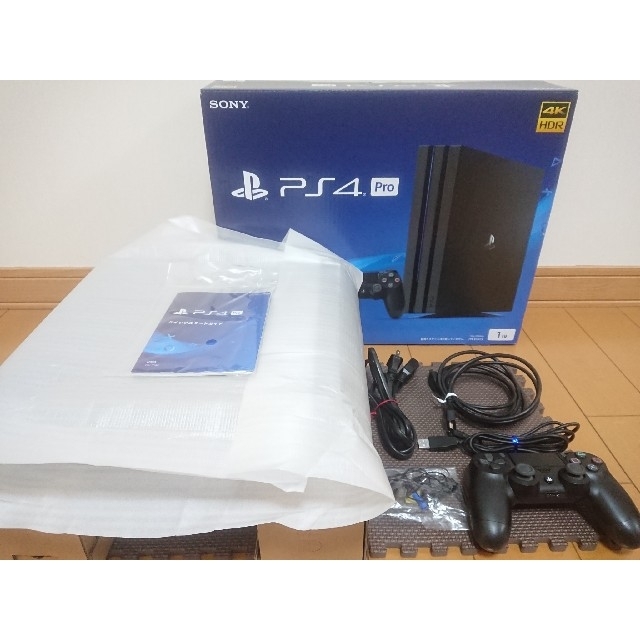 PS4 Pro ブラック 1TB 保証有エンタメ/ホビー