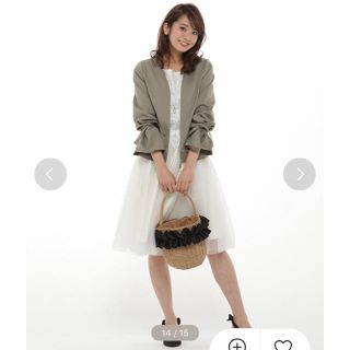 ウィルセレクション(WILLSELECTION)の新品❀袖リボンブルゾン(ブルゾン)