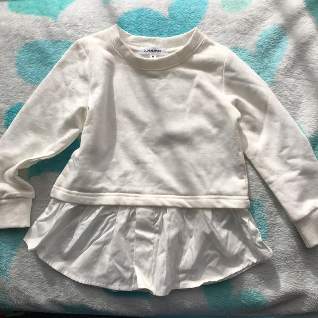 GLOBAL WORK(グローバルワーク)のグローバルワーク トップス M キッズ/ベビー/マタニティのキッズ服女の子用(90cm~)(Tシャツ/カットソー)の商品写真