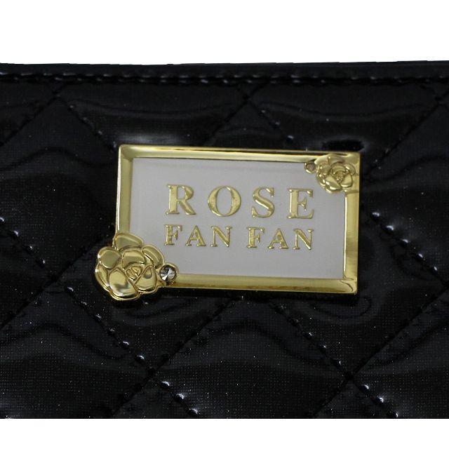 ROSE FANFAN(ローズファンファン)のROSE FAN FAN ローズファンファン長財布 ラウンド★ブラック【新品】 レディースのファッション小物(財布)の商品写真