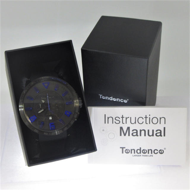 Tendence(テンデンス)のテンデンス TT560004 スポーツガリバークロノ 腕時計 ブルー&ブラック メンズの時計(腕時計(アナログ))の商品写真