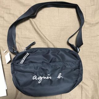 アニエスベー(agnes b.)の新品 未使用 タグ付き サコッシュ ブラック(ボディバッグ/ウエストポーチ)