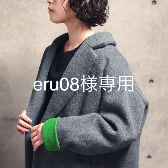 2018AW  ENFOLD ダブルビーバースリットオーバーコートジャケット/アウター