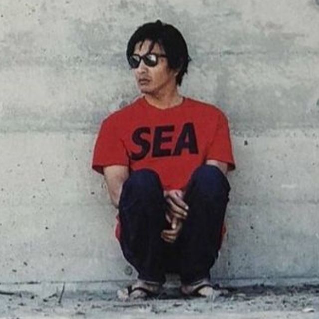 WIND AND SEA Tシャツ 赤 L レッド ウィンダンシー キムタク