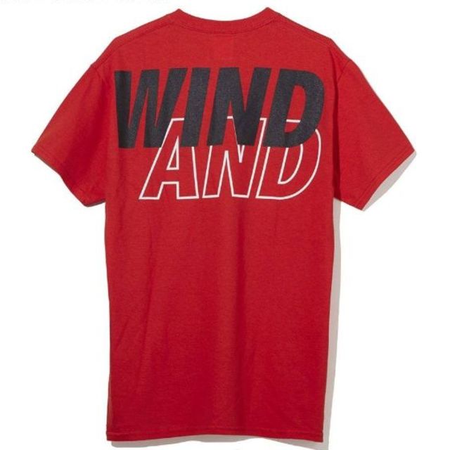 WIND AND SEA Tシャツ 赤 L レッド ウィンダンシー キムタク