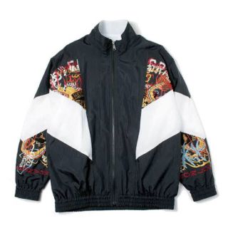 バレンシアガ(Balenciaga)のdoublet BREAK UP EMBROIDERY TRACK JACKET(ナイロンジャケット)