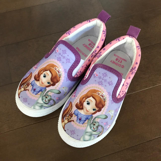 Disney(ディズニー)の小さなプリンセスソフィア スリッポン ソフィア 17㎝ 17センチ キッズ/ベビー/マタニティのキッズ靴/シューズ(15cm~)(スリッポン)の商品写真